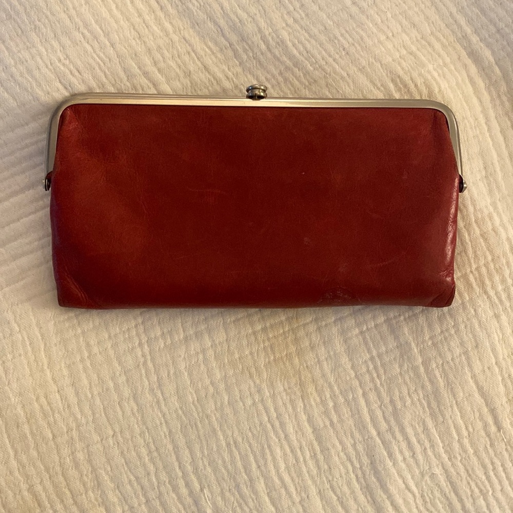 Red HOBO International Lauren Wallet